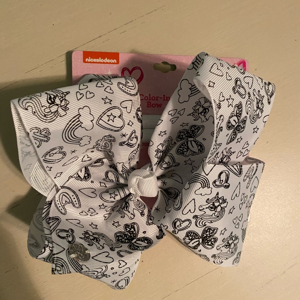 New jojo siwa color art hair bow